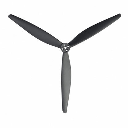 Gemfan 13X8 Black 3 - Glass Fiber Reinforced Nylon Black Propeller (1CW + 1CCW)