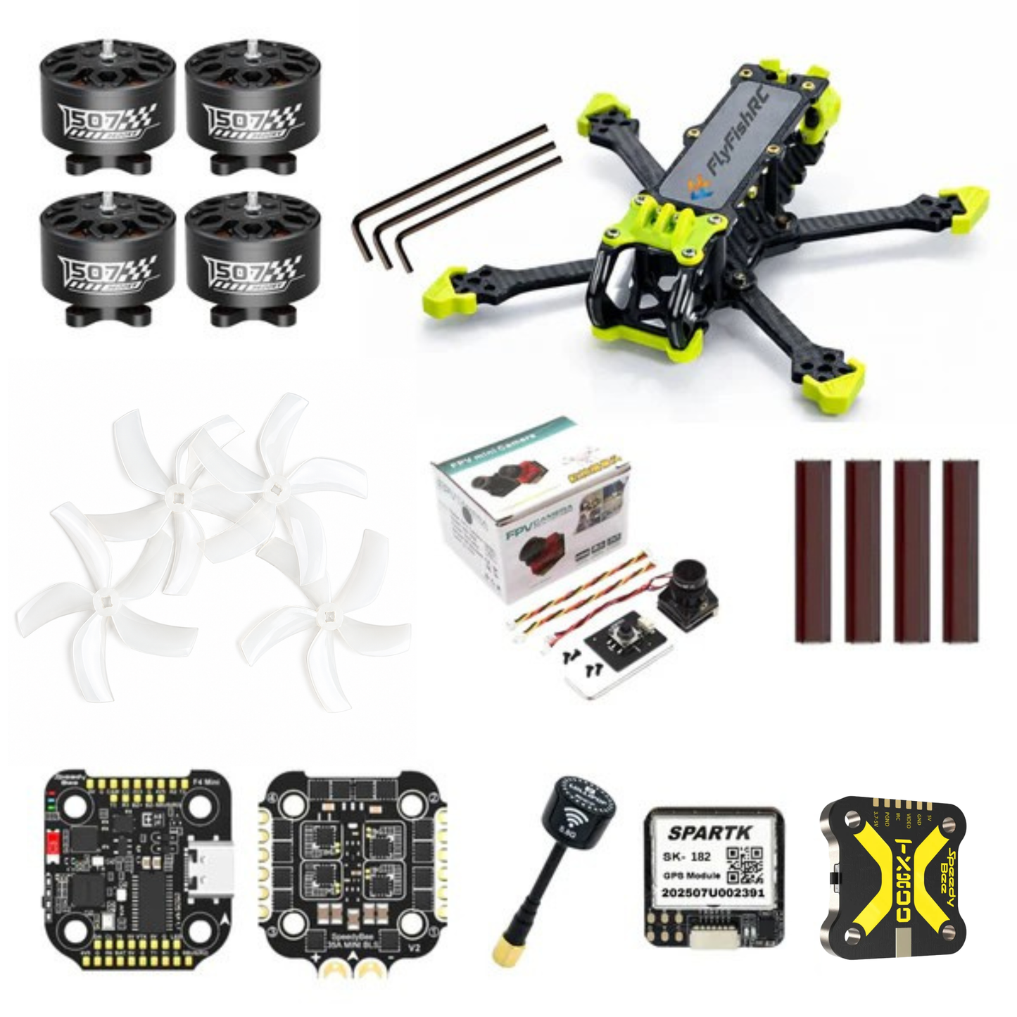 Volador VX3 3 Inch Analog FPV Drone Kit with Compass GPS