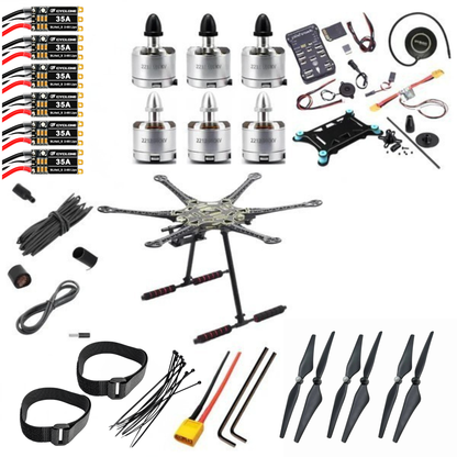 Pixhawk 2.4.8 Combo Kit with GPS S550 Hexacopter Drone Frame
