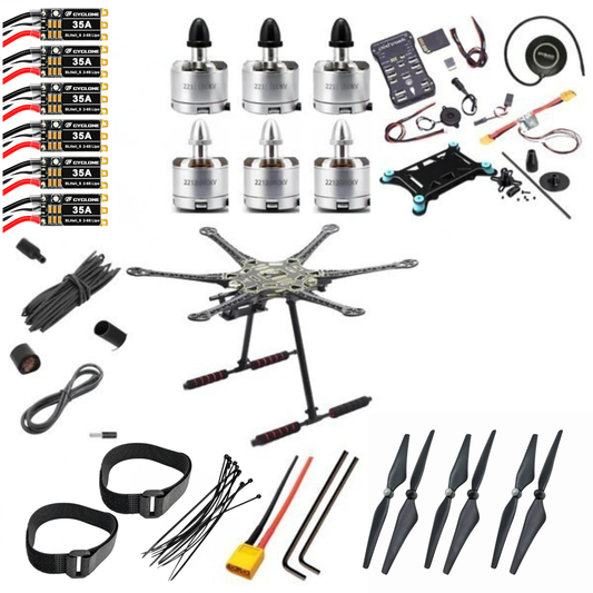 Pixhawk 2.4.8 Combo Kit with GPS S550 Hexacopter Drone Frame
