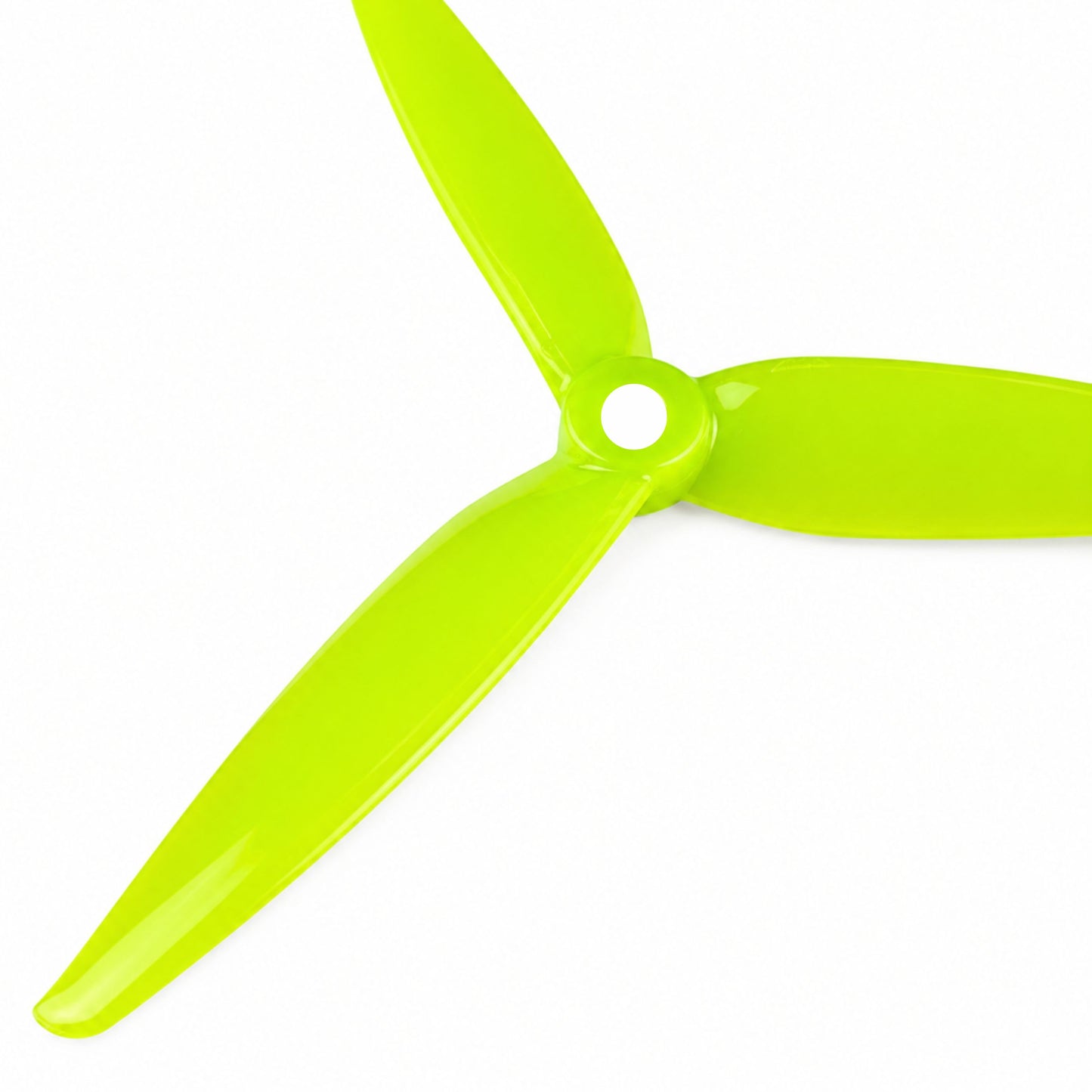 Gemfan 7040 Flash PC 3 Blade Propeller Lemon Green - (2CW+2CCW