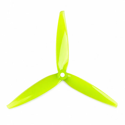 Gemfan 7040 Flash PC 3 Blade Propeller Lemon Green - (2CW+2CCW