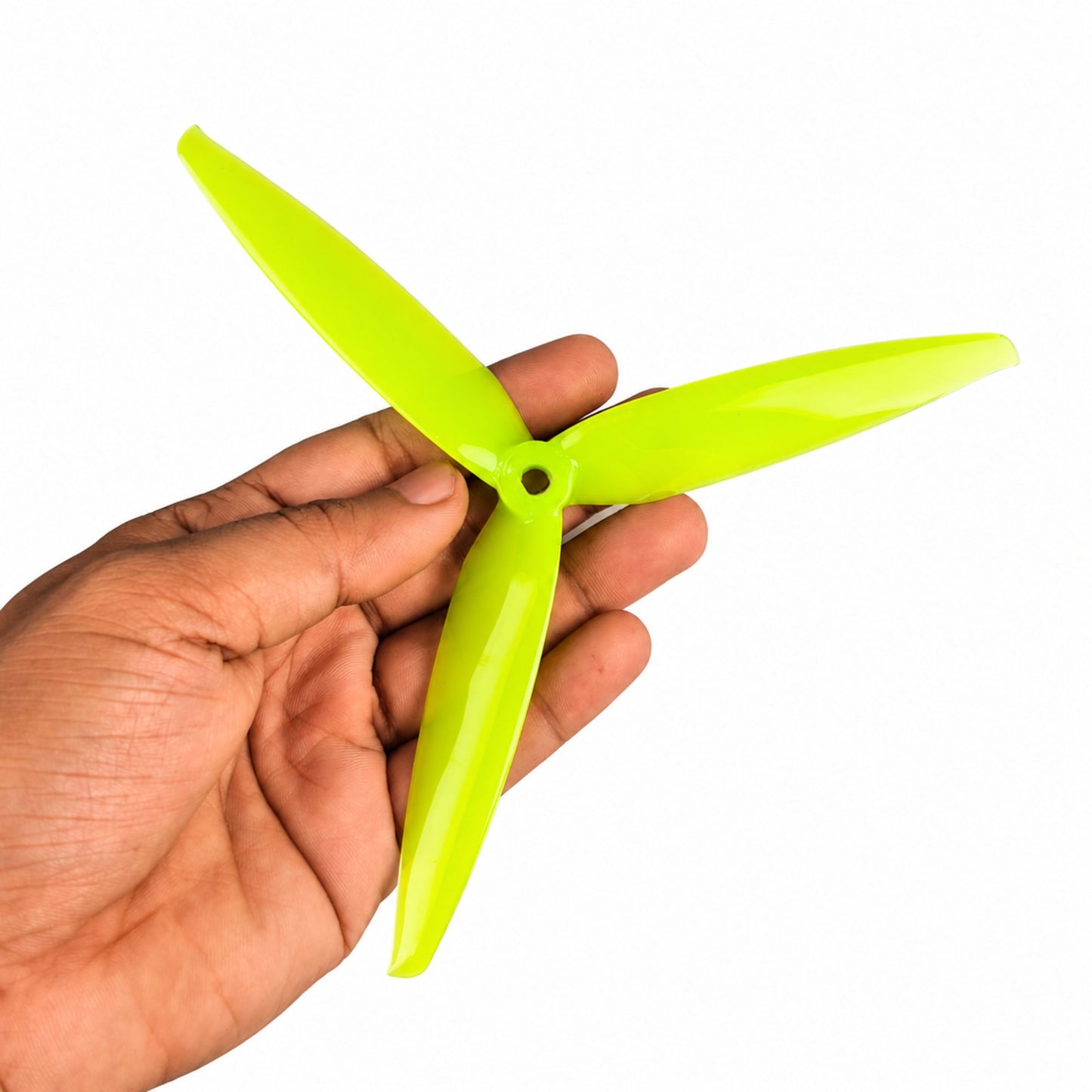 Gemfan 7040 Flash PC 3 Blade Propeller Lemon Green - (2CW+2CCW