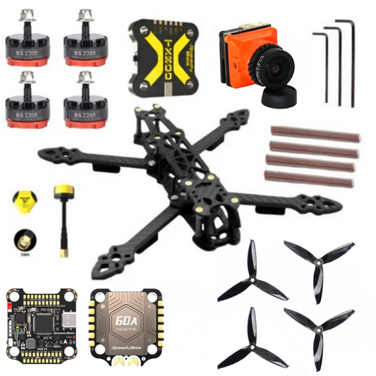 Mark4 6 Inch 260mm Carbon Fibre Analog FPV Racing Drone Kit