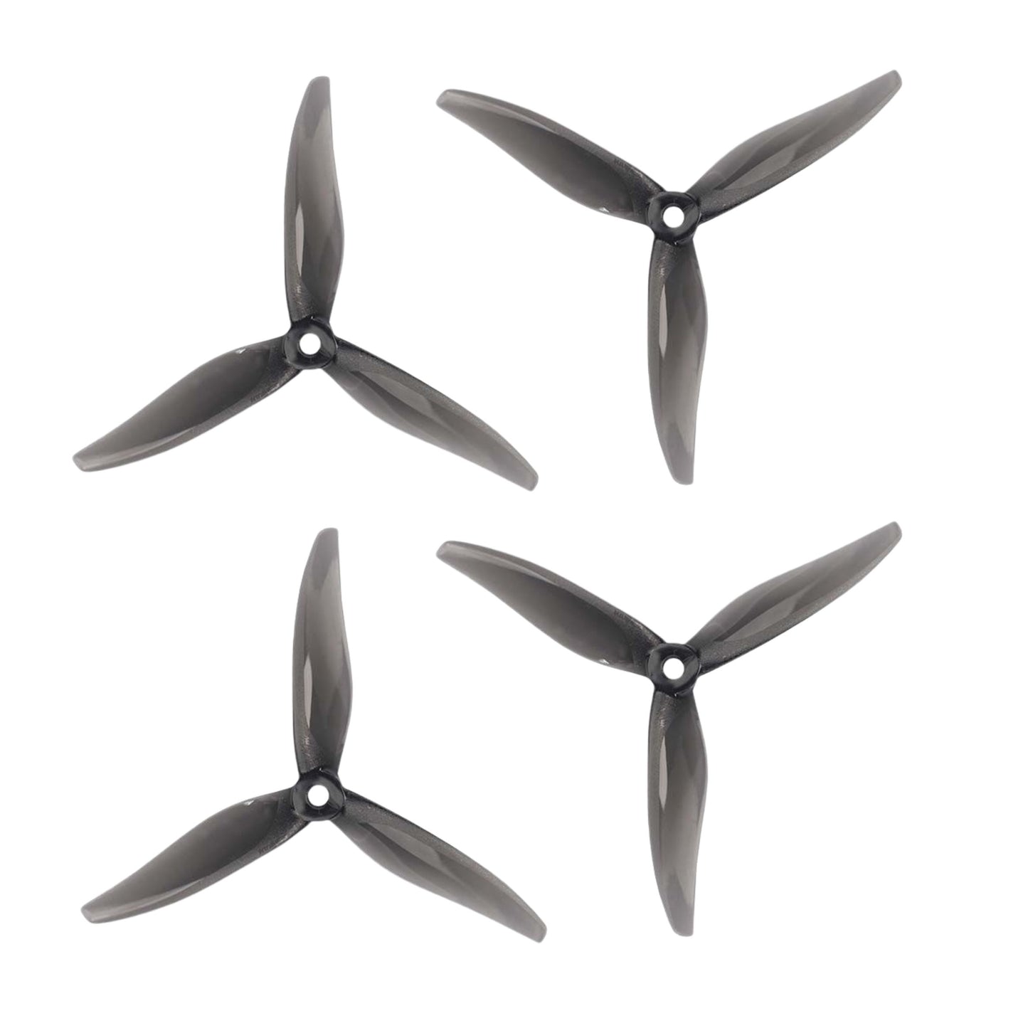 5129 YUKI Drone Propeller PC 3 Blade Clear Gray (2 Pair CW+CCW)