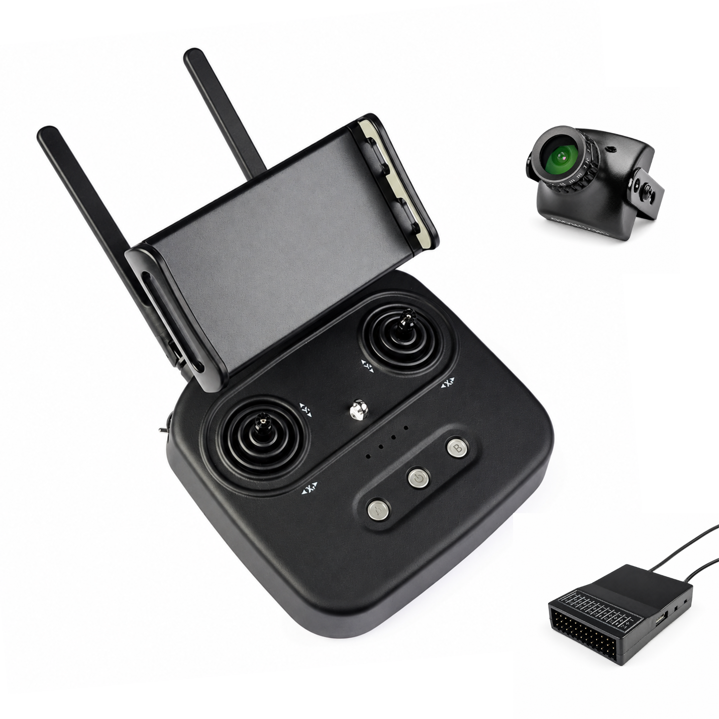 SKYDROID T10 2.4Ghz 10CH Remote Control With Mini FPV Camera