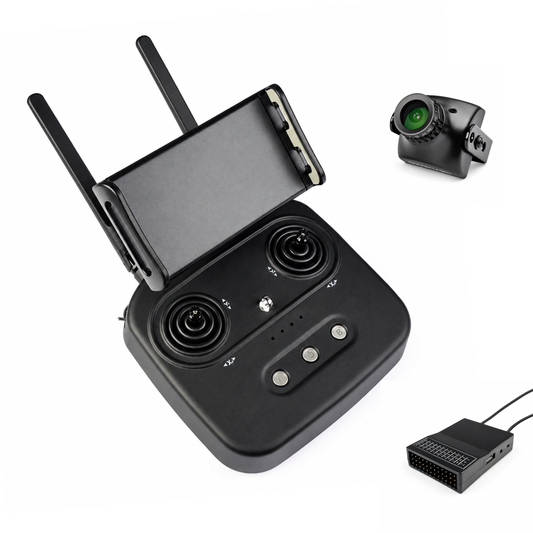 SKYDROID T10 2.4GHz 10CH RC Transmitter with Mini FPV Camera