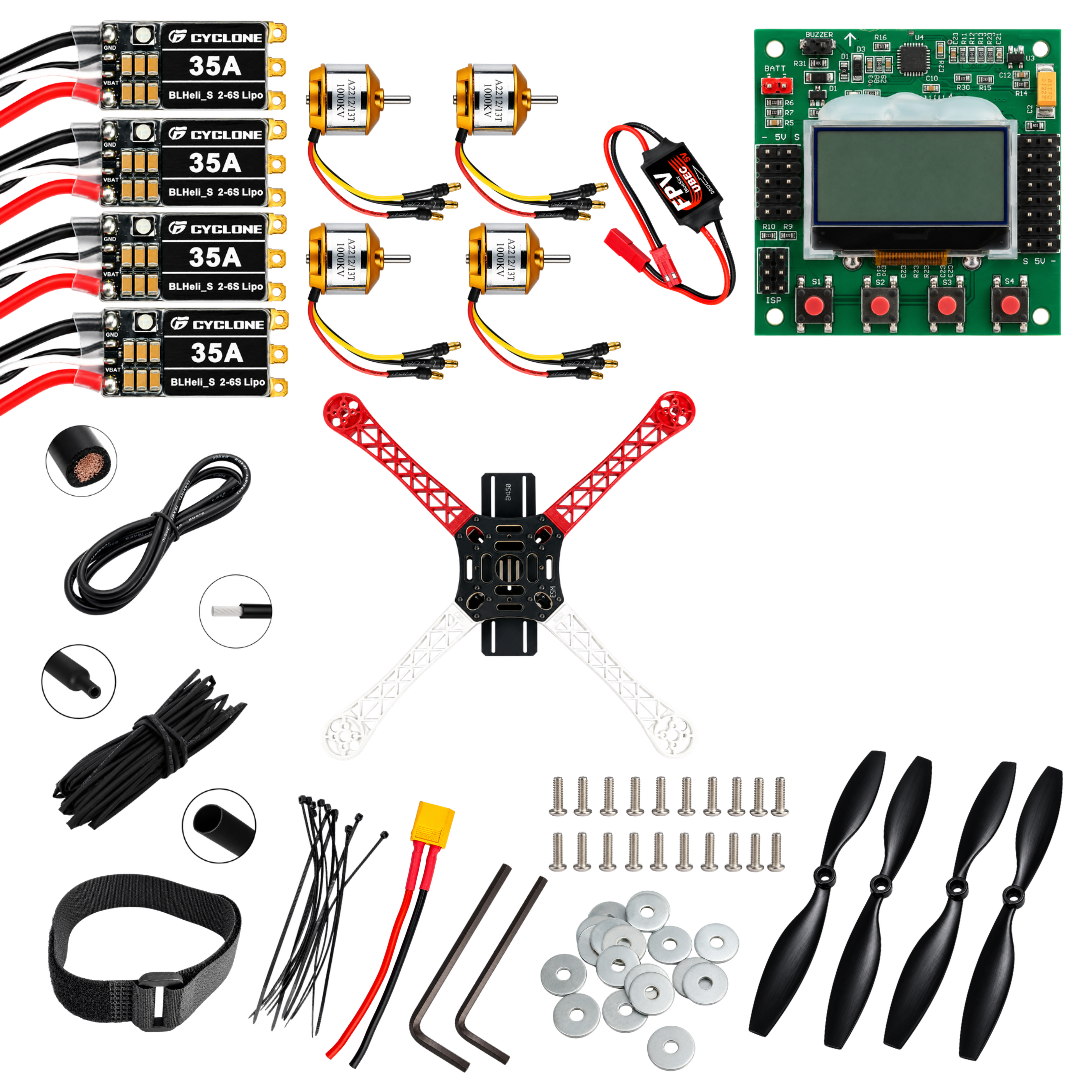 KK2.1.5 Flight Controller F450 Quadcopter Drone Kit with GPS