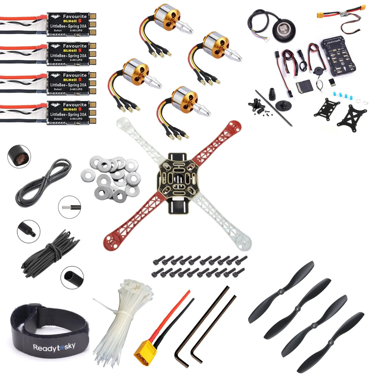 Pixhawk 2.4.8 Combo Kit Flight Controller With GPS F450 Quadcopter Advance Drone Kit