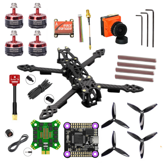 Mark4 6 Inch 260mm Carbon Fibre Analog FPV Racing Drone Kit