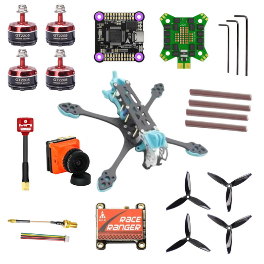 Mark5 5 inch 225mm carbon fiber Analog FPV Drone Kit