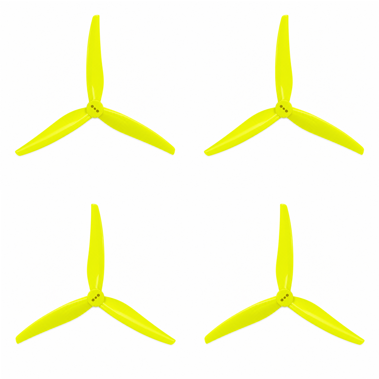 Gemfan SL 5125-3 Super Light Durable 3 Blade Propeller Lemon- (2CW+2CCW)