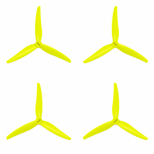 Gemfan SL 5125-3 Super Light Durable 3 Blade Propeller Lemon- (2CW+2CCW)