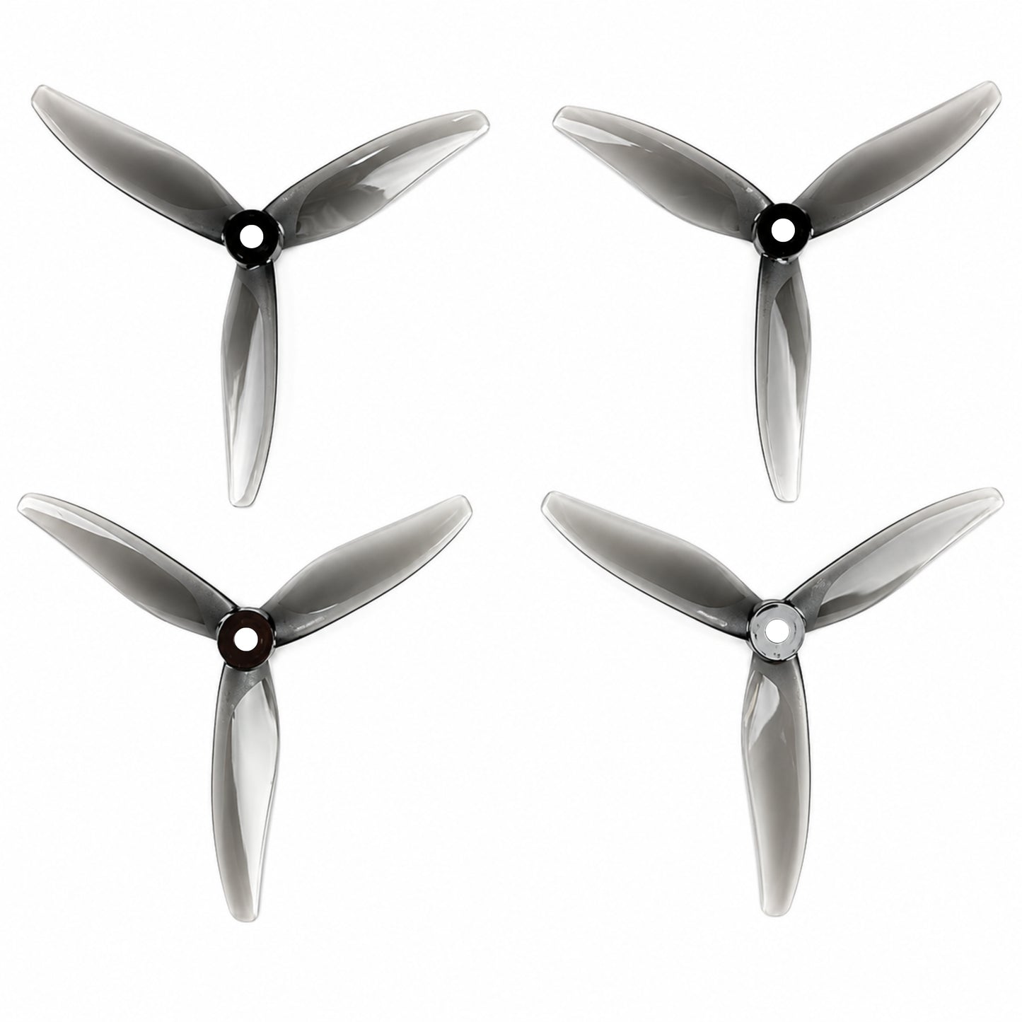 5129 YUKI Drone Propeller PC 3 Blade Clear Gray (2 Pair CW+CCW)