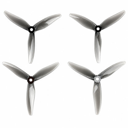 5129 YUKI Drone Propeller PC 3 Blade Clear Gray (2 Pair CW+CCW)