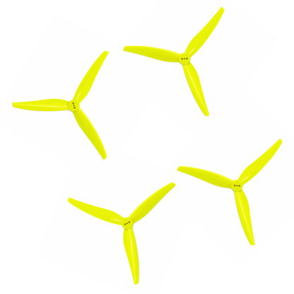 Gemfan SL 5125-3 Super Light Durable 3 Blade Propeller Lemon- (2CW+2CCW)