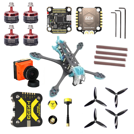 Mark5 5 inch 225mm carbon fiber Analog FPV Drone Kit