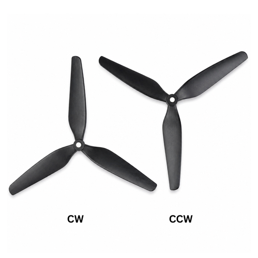 HQProp 13X6.5X3(1CW+1CCW) Black-Glass Fiber Reinforced Nylon