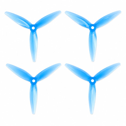 5129 YUKI Drone Propeller PC 3 Blade Sea Blue - (2 Pair CW+CCW)