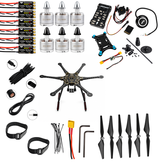 Pixhawk 2.4.8 Combo Kit with GPS S550 Hexacopter Drone Frame