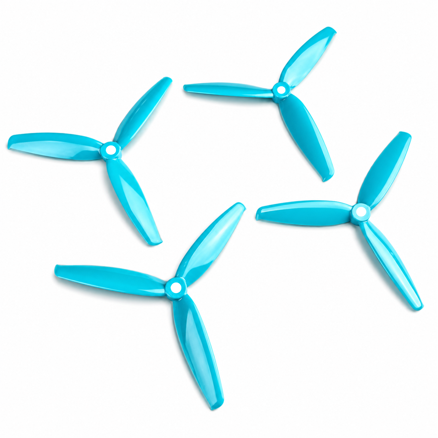 Gemfan 6042 Flash PC 3 Blade Propellers Blue - (2CW+2CCW)