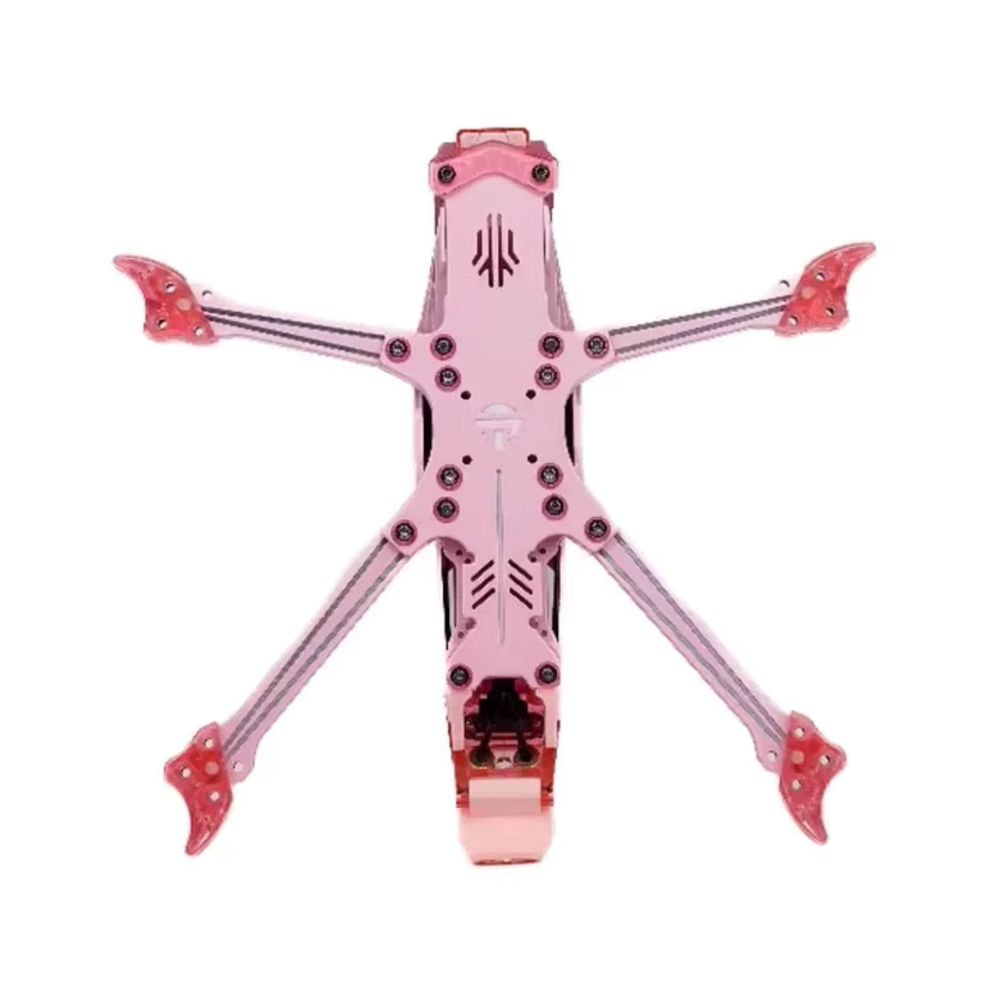 TJRC J5 V2 5 inches FPV O4 Pro Air Unit Digital FPV RC Racing Freestyle Quadcopter Drone Frame - DC Pink