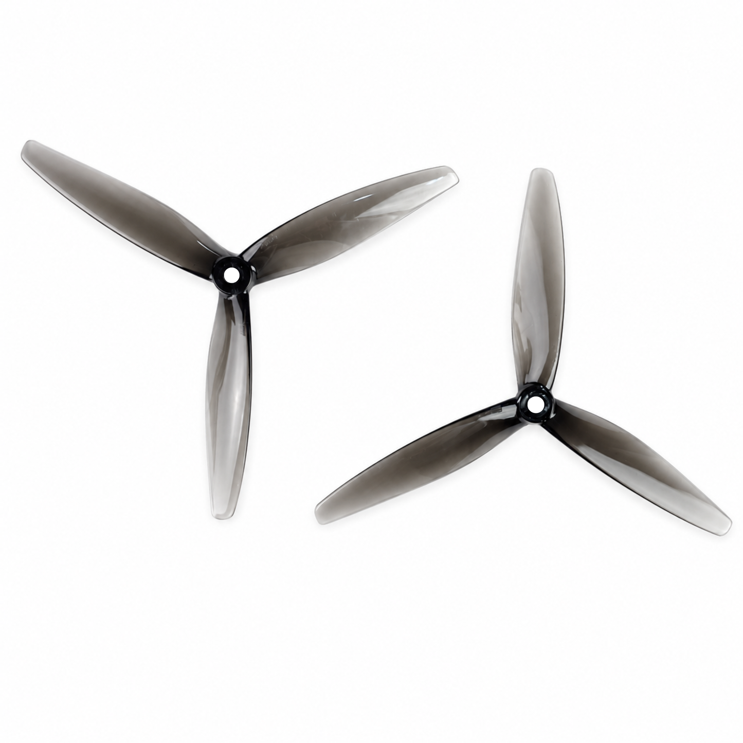 Gemfan Propellers 7050 Hurricane PC 3 Blade Propellers 2CW+2CCW – Clear Gray
