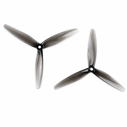 Gemfan Propellers 7050 Hurricane PC 3 Blade Propellers 2CW+2CCW – Clear Gray