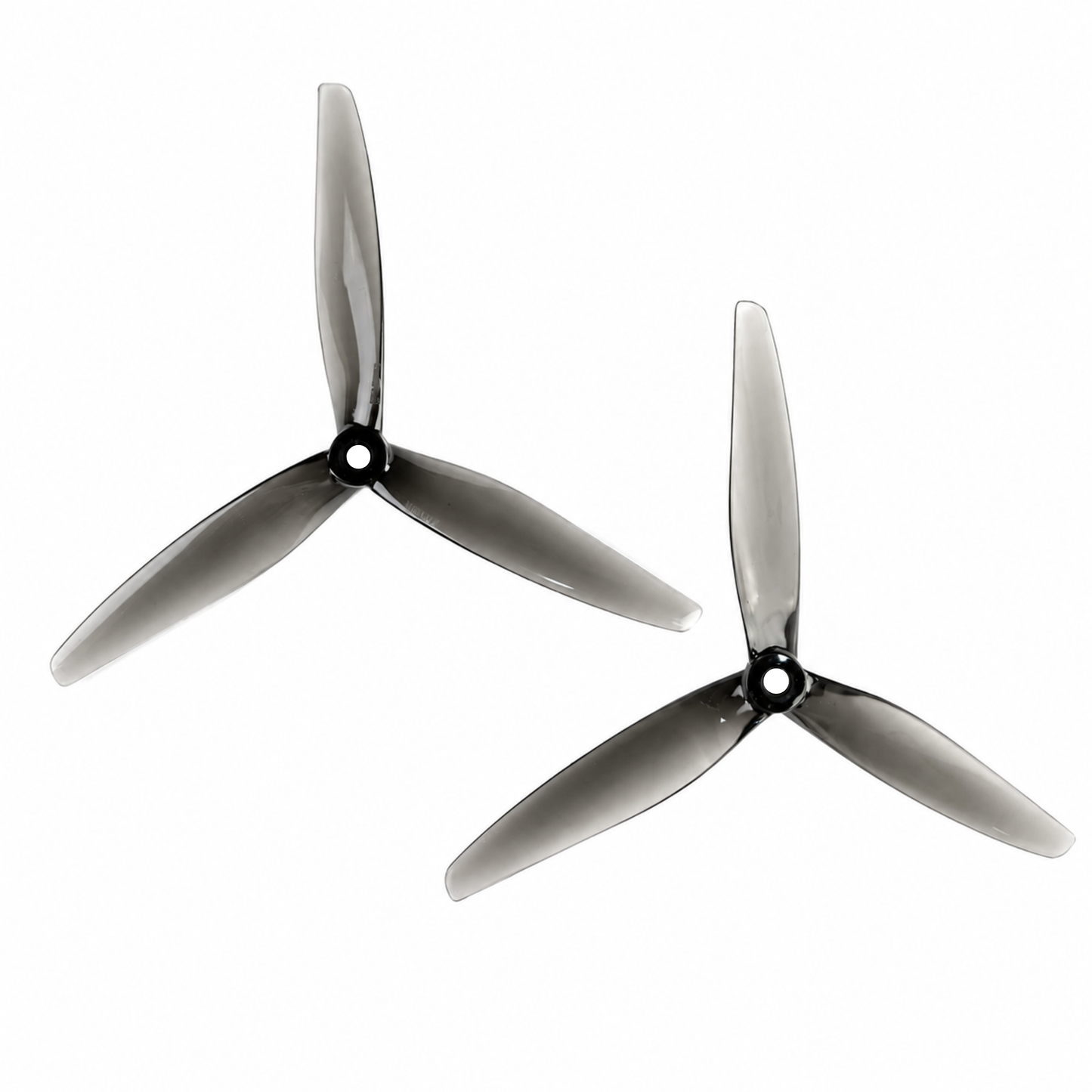 Gemfan Propellers 7050 Hurricane PC 3 Blade Propellers 2CW+2CCW – Clear Gray