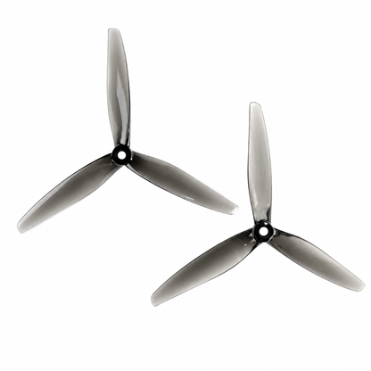 Gemfan Propellers 7050 Hurricane PC 3 Blade Propellers 2CW+2CCW – Clear Gray