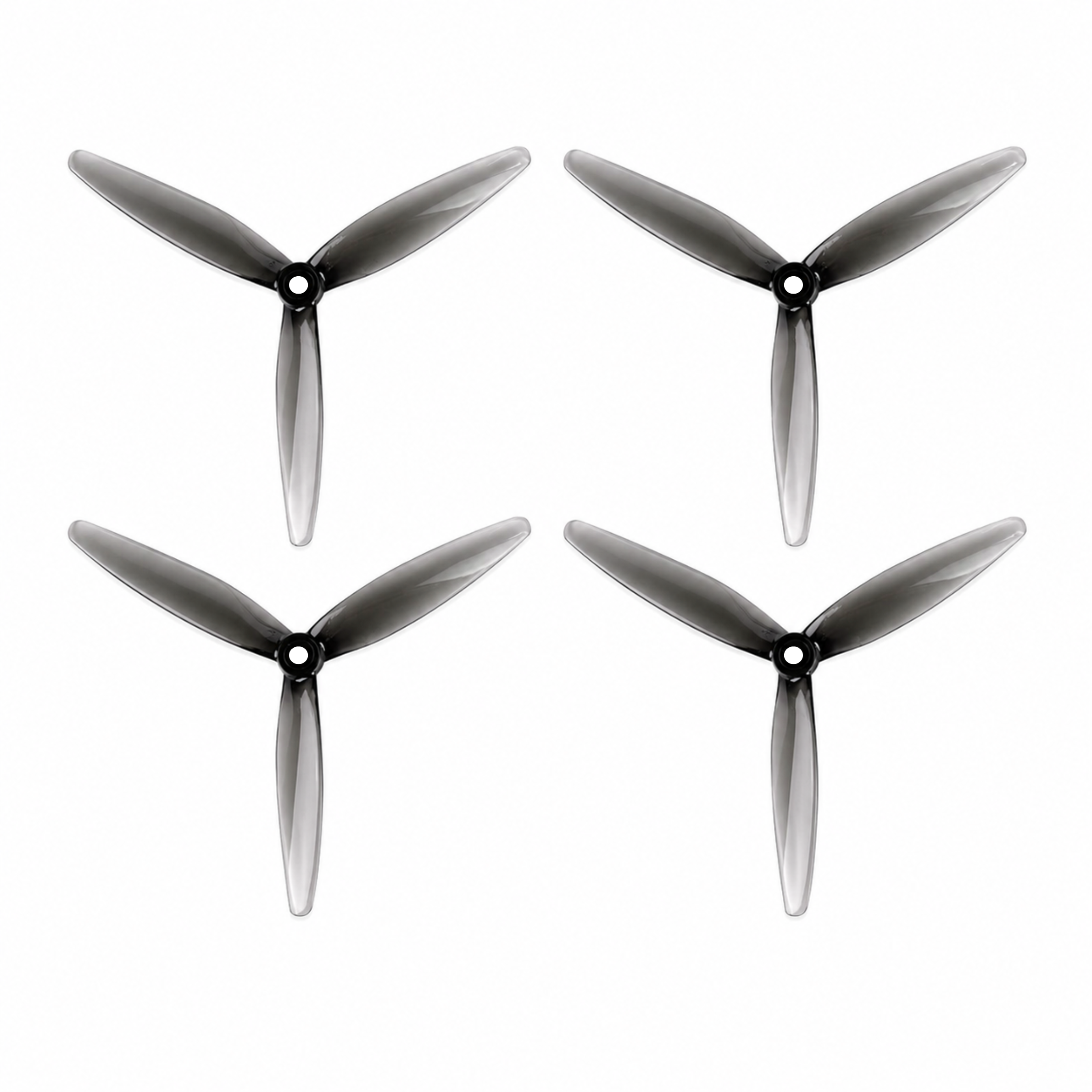 Gemfan 7050 Hurricane PC 3 Blade 7 inch Propeller (2CW+2CCW) – Clear G ...