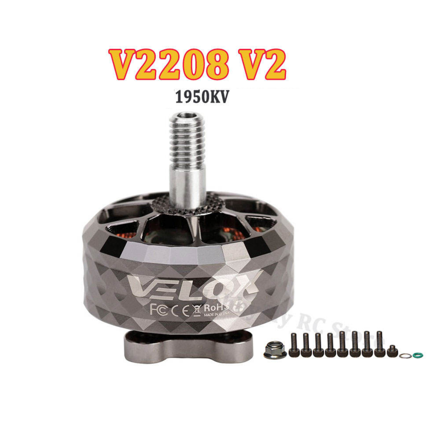 T Motor Velox V2208 V2 1950KV 4 - 6S 5" FPV Brushless Drone Motor.