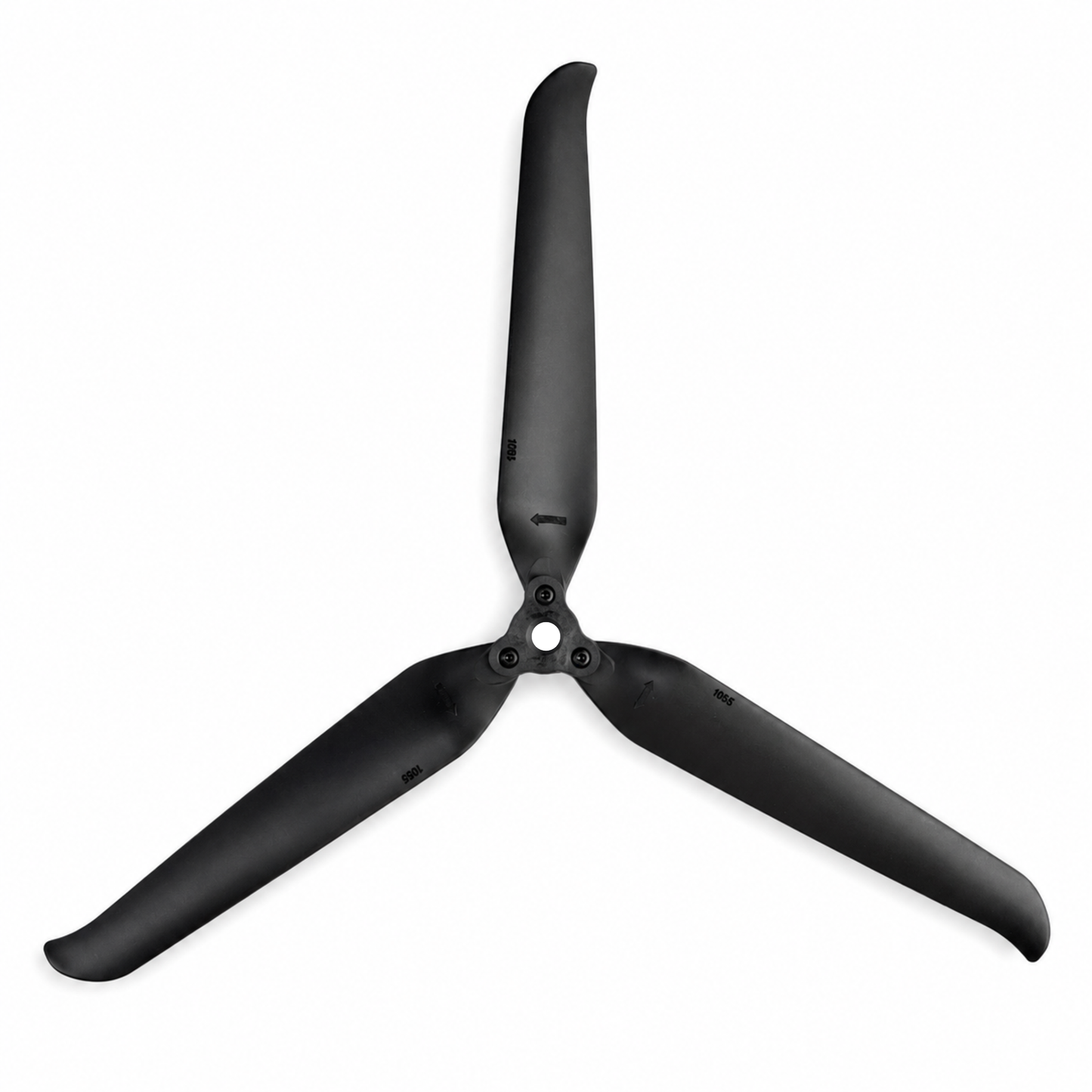 F1051 Folding Drone Propeller 3 Blade Glass Fiber Nylon -  Black (1 Pair CW+CCW)