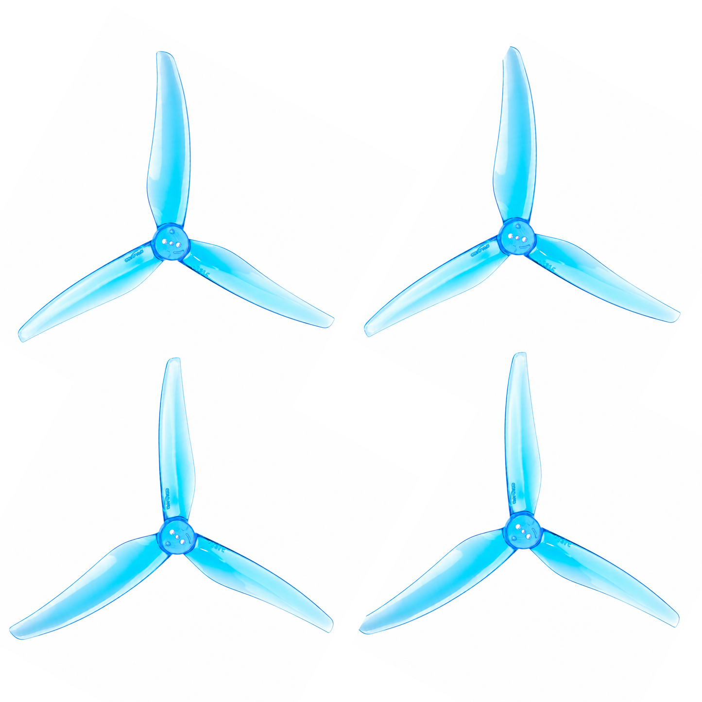 Gemfan Hurricane 5125 UltraLite Racing Propeller Sky Blue- (2CW+2CCW)