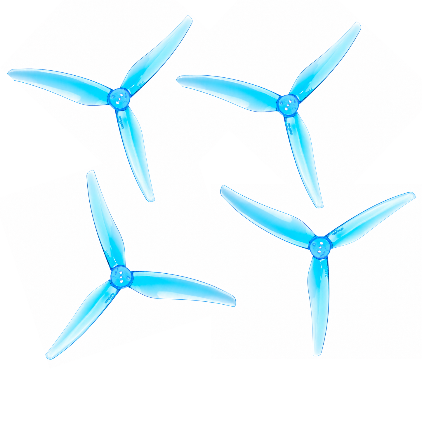 Gemfan Hurricane 5125 UltraLite Racing Propeller Sky Blue- (2CW+2CCW)
