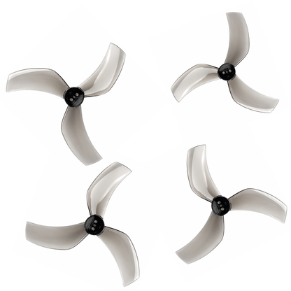 Gemfan D63-3Blade 2.5'' CineWhoop Propeller 4CW+4CCW - (4pairs) - Clear Grey
