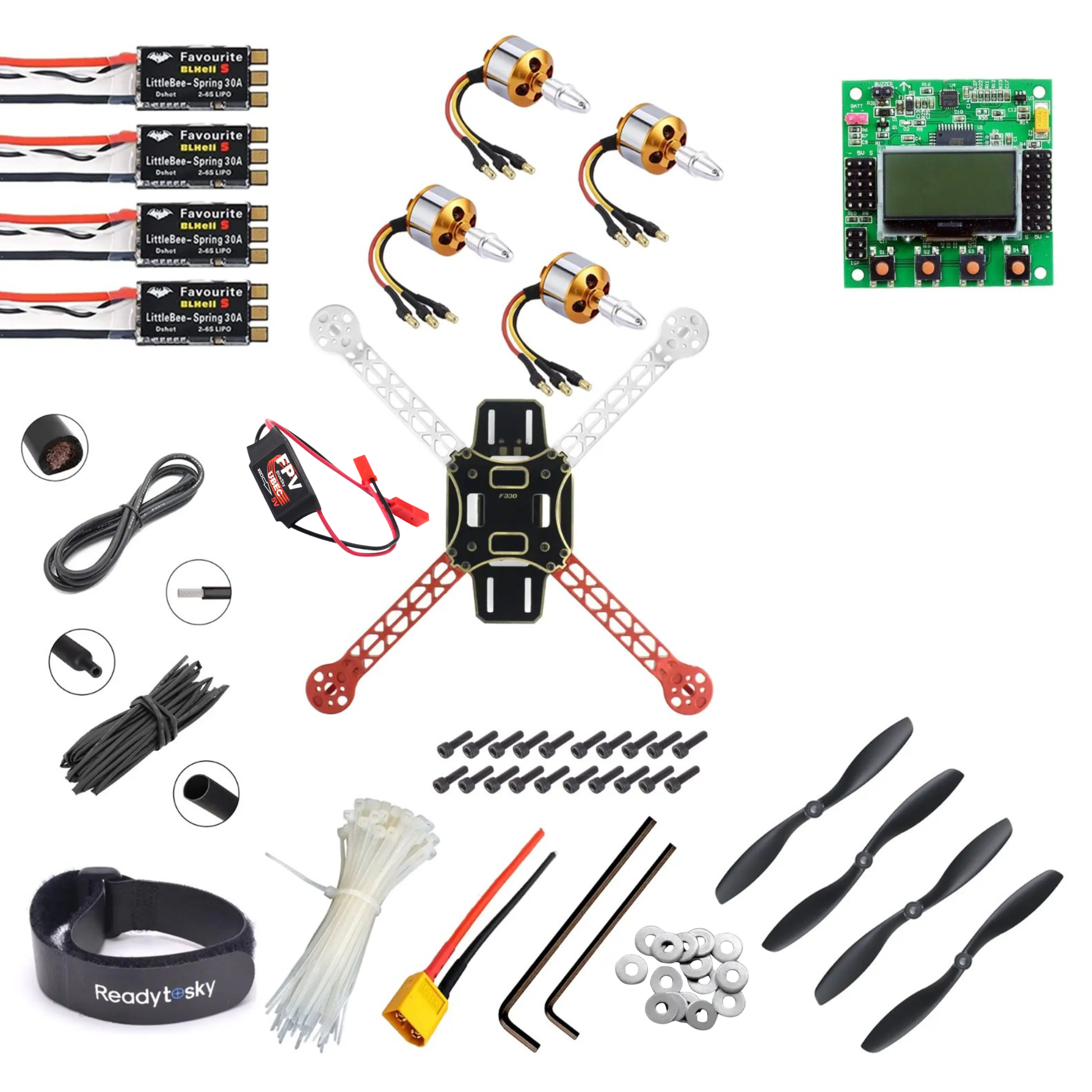 KK2.1.5 Flight Controller F330 Quadcopter Drone Kit – Hi Tech xyz