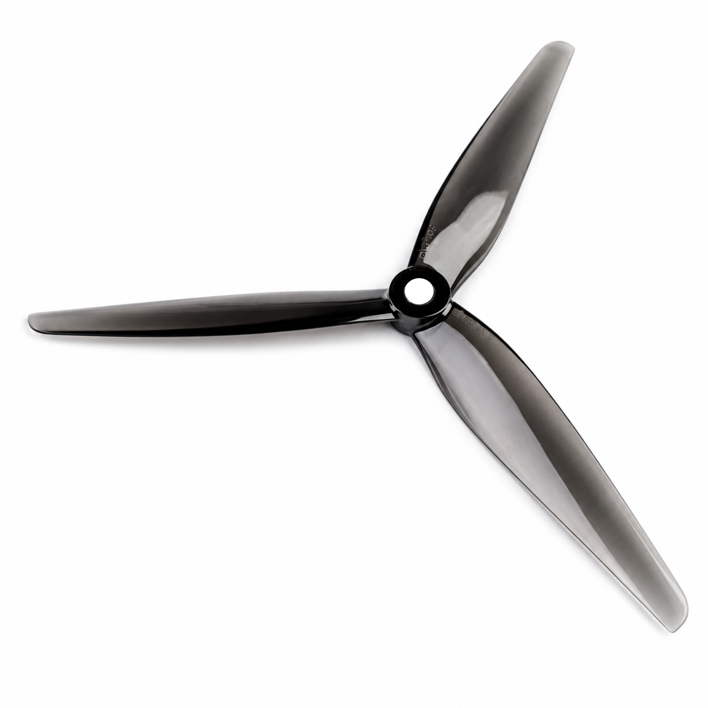 HQProp 8X3.7X3 Grey(1CW+1CCW)-Poly Carbonate Triblade Propeller