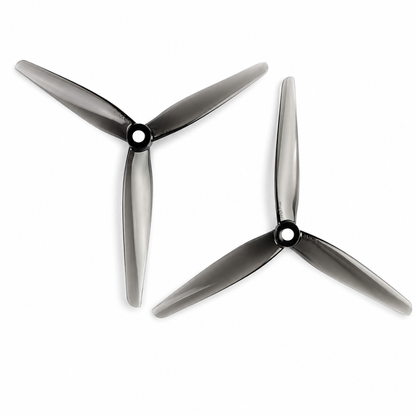 HQProp 8X3.7X3 Grey(1CW+1CCW)-Poly Carbonate Triblade Propeller
