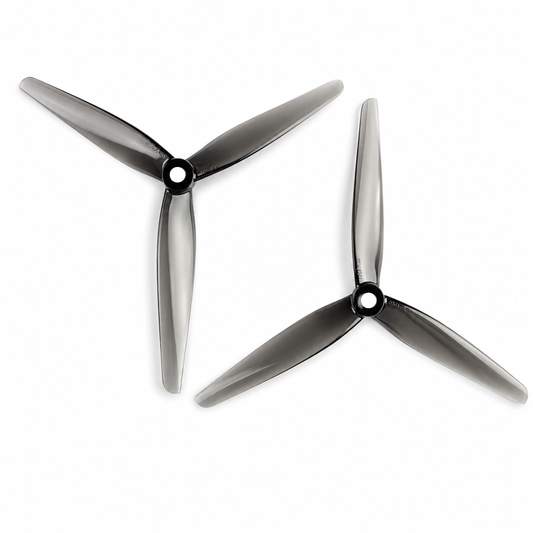 HQProp 8X3.7X3 Grey(1CW+1CCW)-Poly Carbonate Triblade Propeller