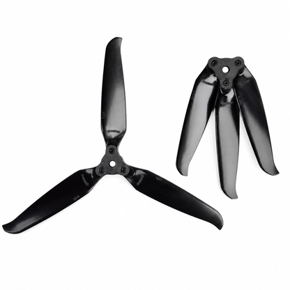 F7036 Folding Drone Propeller 3 Blade Glass Fiber Nylon -  Black (2 Pair CW+CCW)