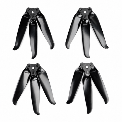 F7036 Folding Drone Propeller 3 Blade Glass Fiber Nylon -  Black (2 Pair CW+CCW)