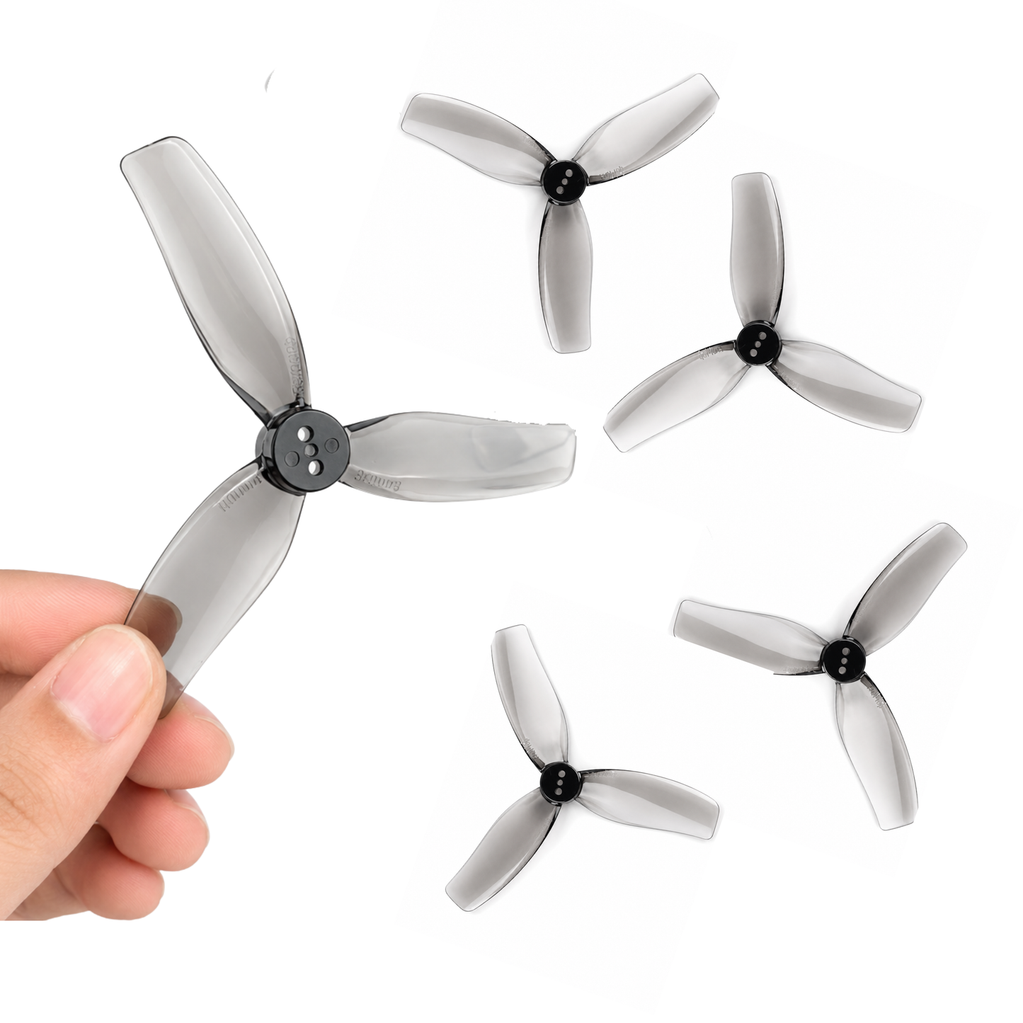 HQProp T90mm Tri – Blade for Cinewhoop (2CW+2CCW) – Poly Carbonate