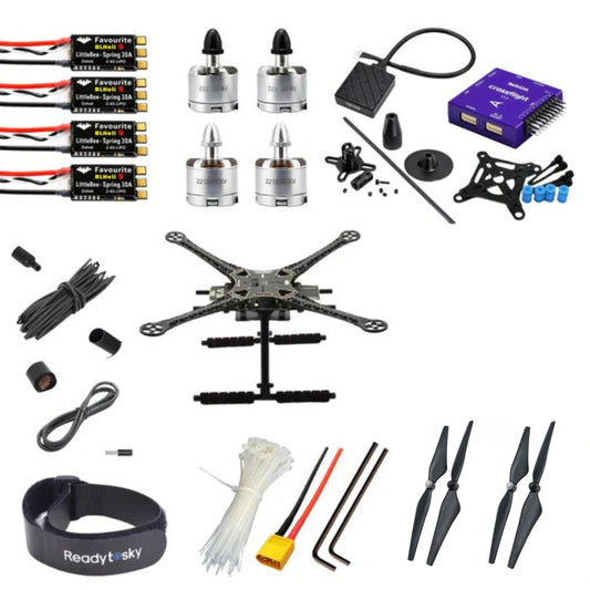 Radiolink Crossflight Flight Controller With GPS TS100 S500 Quadcopter with carbon fibre landing gear Advance Drone Kit