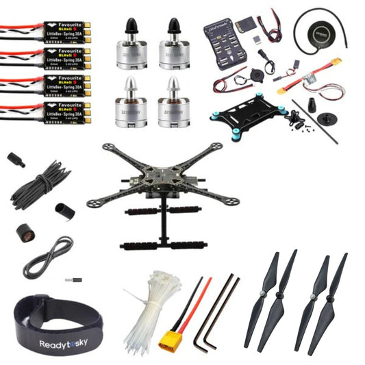 Pixhawk 2.4.8 Combo Kit Flight Controller With GPS S500 Quadcopter with Plastic landing gear Drone Kit
