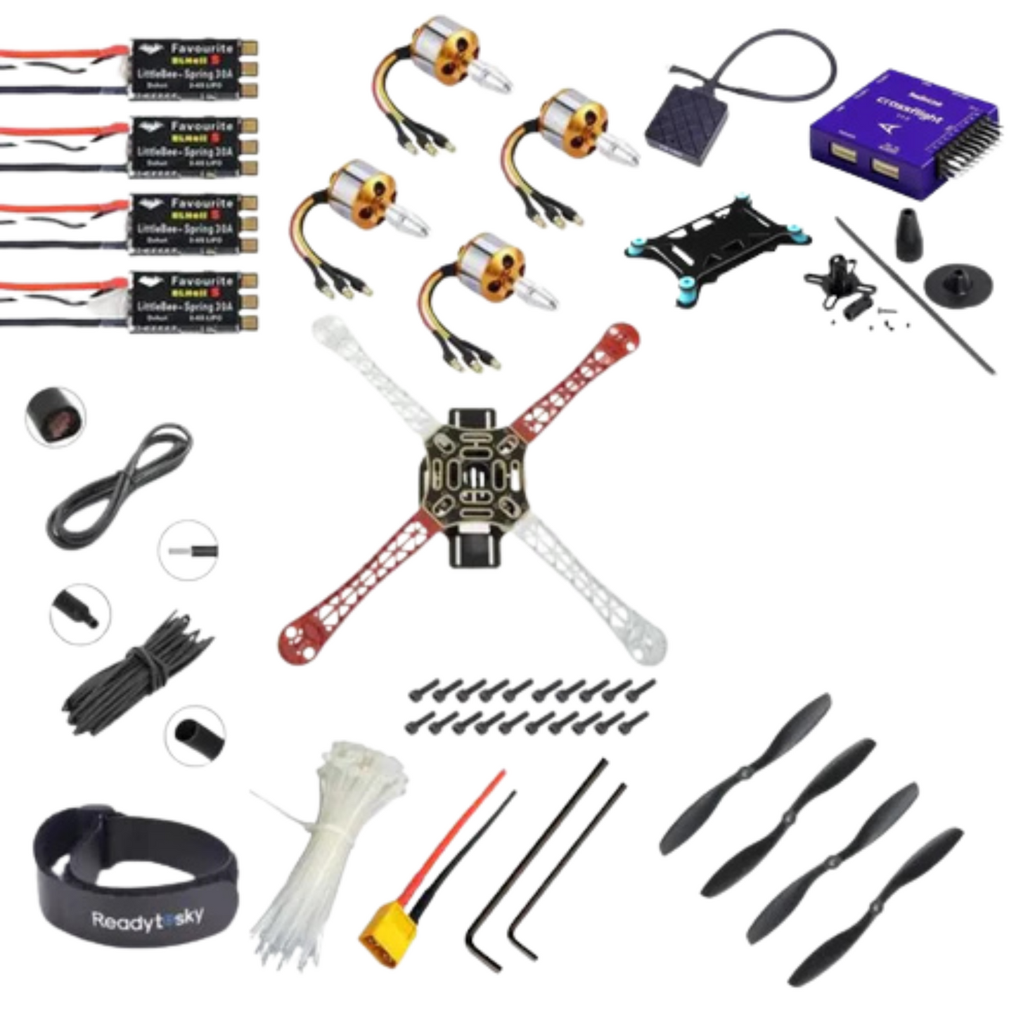 Radiolink Crossflight Flight Controller With GPS TS100 F450 Quadcopter Advance Drone Kit.