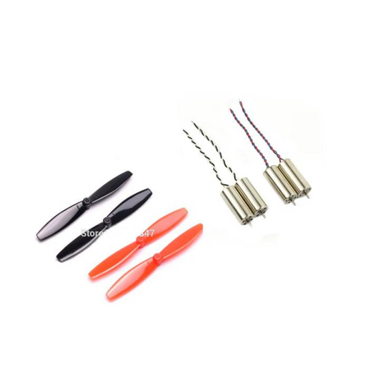 65mm Blade Propeller Prop with 8520 CW & CCW Coreless Brushed Motor For Indoor Racing Drone Quad-copter