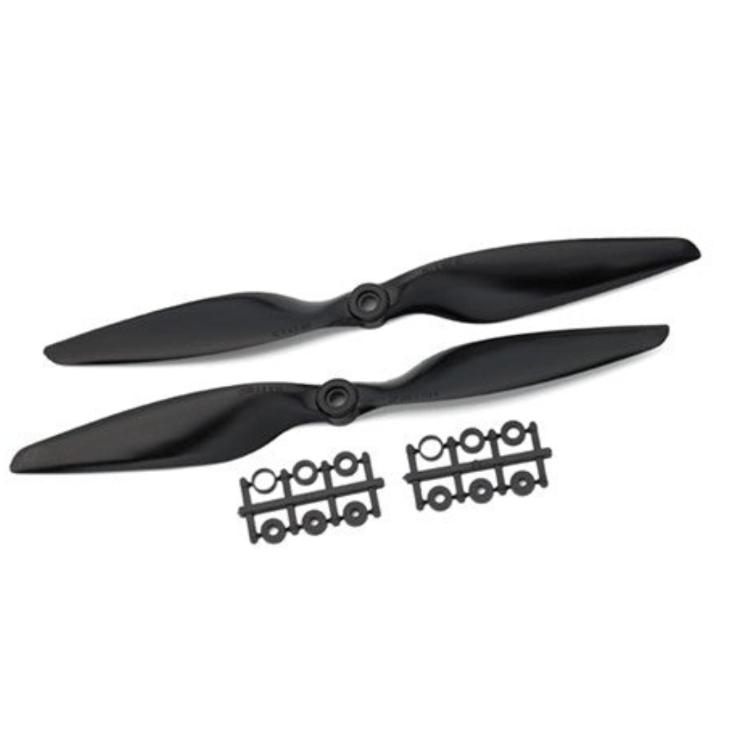 Orange HD Propellers 1045(10X4.5) Glass Fiber Nylon Black 1CW+1CCW-1pair