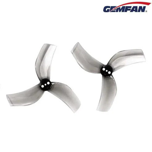 Gemfan D63-3 Blade 2.5'' CineWhoop Propeller 2CW + 2CCW - (2pairs) - Clear Grey