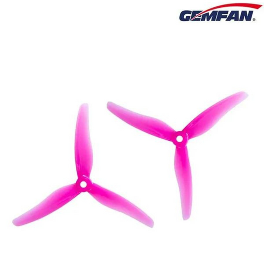 Gemfan Hurricane 5143 Durable Tri-Blade Prop 2CW+2 CCW - Pink.